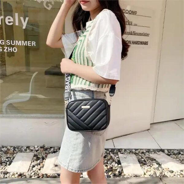 leather square shoulder bag | pu leather shoulder bag for women, girls | fashion women's shoulder bag