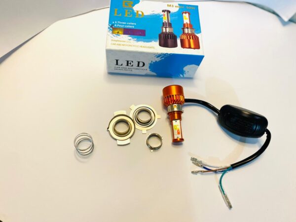 universal m4 led light type motorcycle led headlight  all kinds of bike even car - Image 4