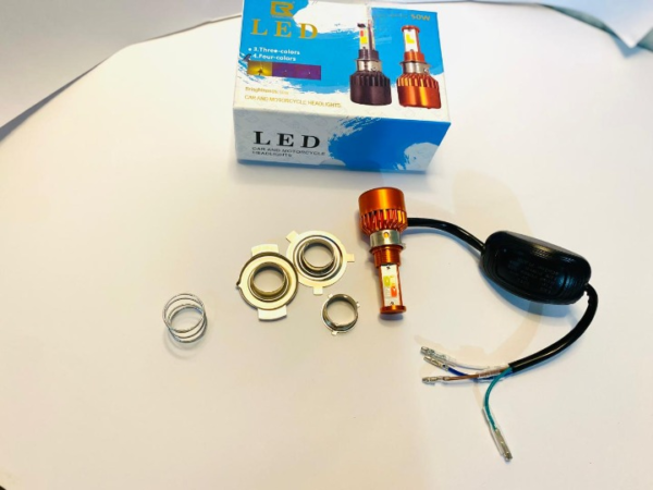 universal m4 led light type motorcycle led headlight  all kinds of bike even car - Image 2