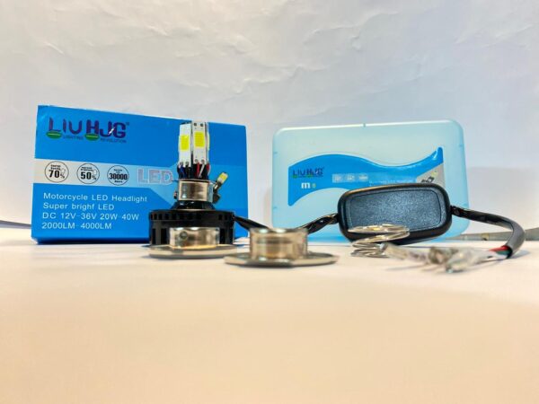 m6 led light type motorcycle led headlight  all kinds of bike even car (dc 12v 36v 20w 40w 2000lm 4000lm) - Image 6
