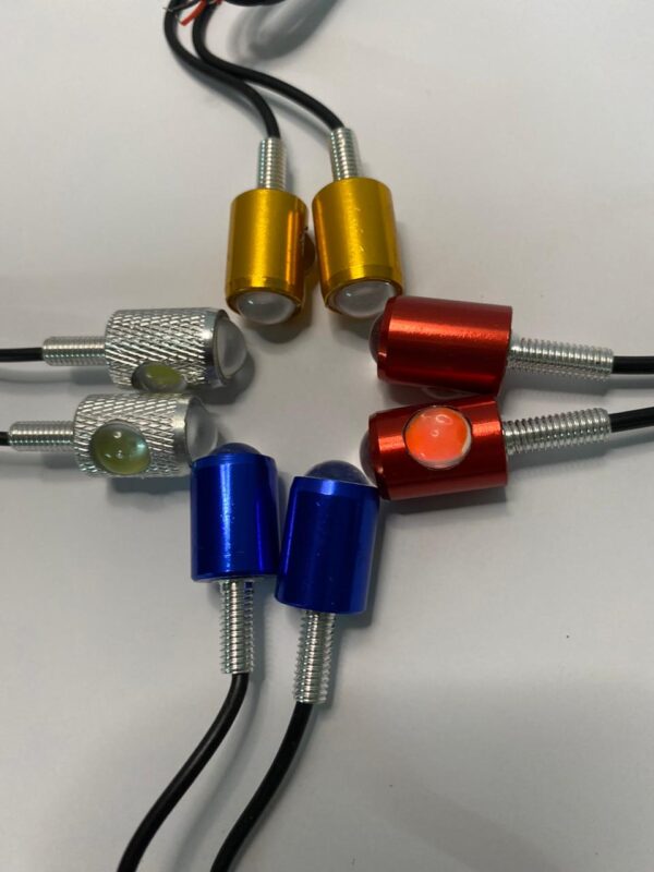 mini led 1 pair 2 indicator motorcycle side mini led indicator light super bright led - Image 2