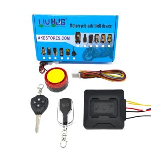 hjg motorcycle remote security lock anti theft alarm system for bike motorcycle self start function for 70cc and cg125 and all bikes