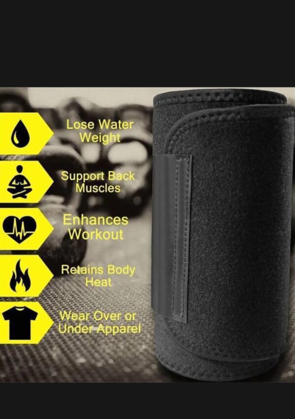 sweet sweat belt for weight loss slimming trimming waist trainer fitness belt for men and women - Image 6