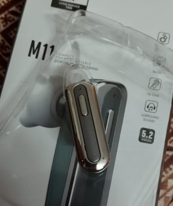 m11 tws 5.1 bluetooth earphones audio earbuds hifi stereo wireless headphones (random color) - Image 10