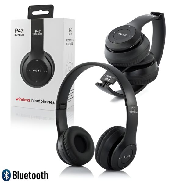 p47 wireless headphones invincible ultra small bluetooth headset for gaming (random color)