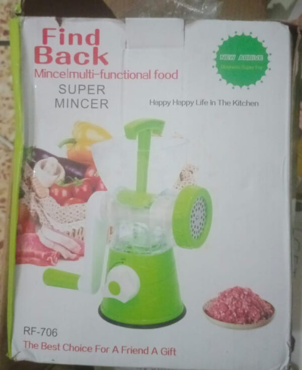 grinder high-quality multifunctional meat mincer vegetable chopper blender home kitchen cooking tools (random color) - Image 4