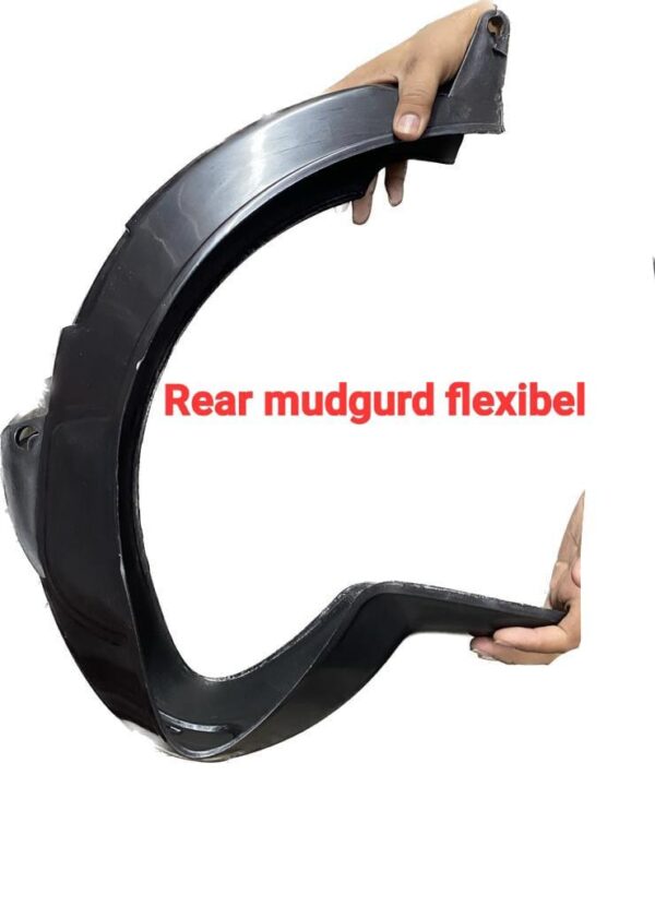black plastic mudguardand chain cover for all 70cc bikes genuine fitting unbreakable rust proof make with pure material - Image 4