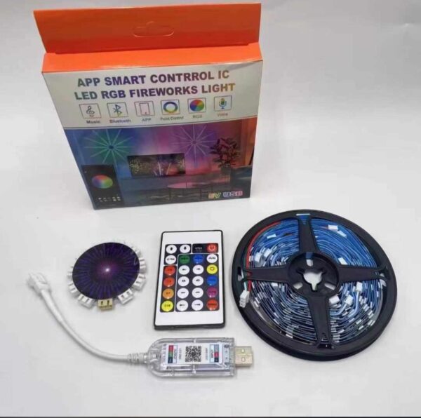 fireworks light strip  full-color lamp beads, dazzling and changeable, multi-color control - Image 3