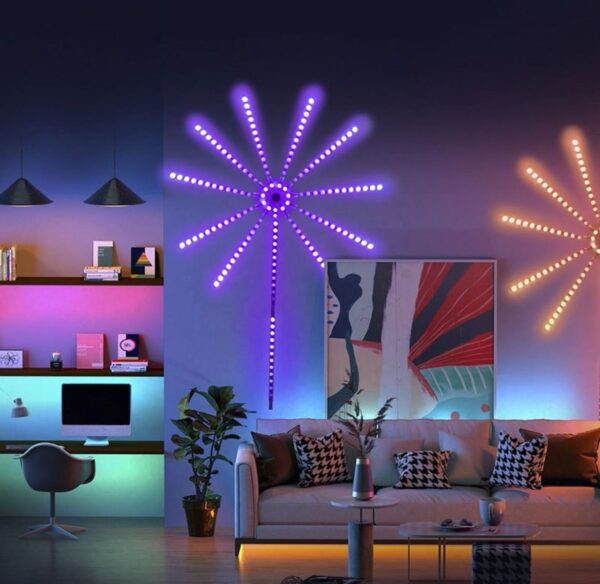 fireworks light strip  full-color lamp beads, dazzling and changeable, multi-color control