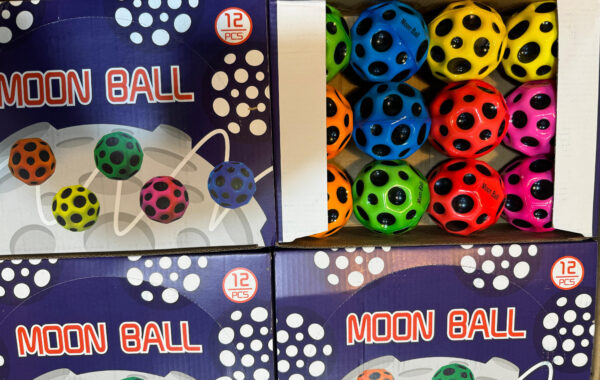 high bounce moon anti stress ball | ball bouncing ball for children (random colors) - Image 2