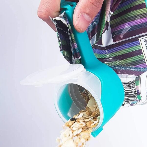 food sealing clip with discharge nozzle plastic bag moisture sealing clamp food saver kitchen snack tool (random color) - Image 4