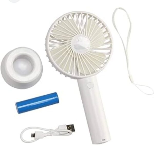 handheld mini fan usb portable rechargeable fan (random colors) - Image 3