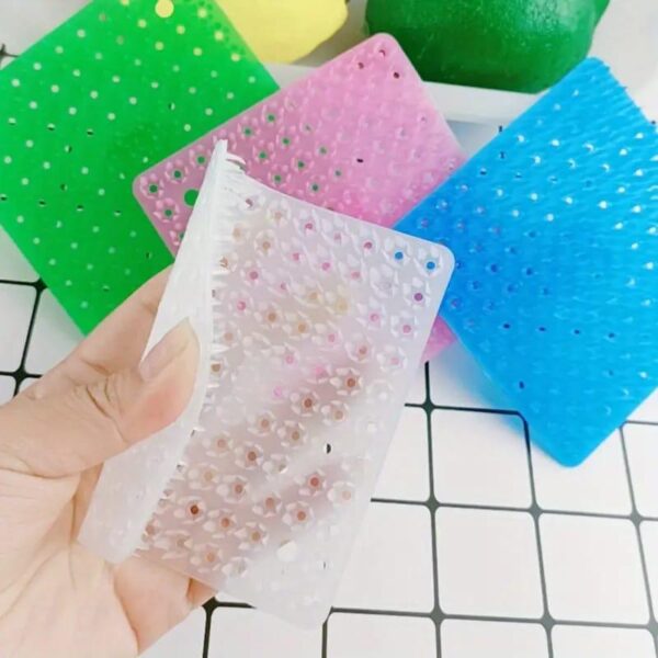 multifunctional soft silicone brush | multipurpose vegetable peeler | home cleaning brush | fruit and vegetable cleaning brush (pack of 2) (random color)
