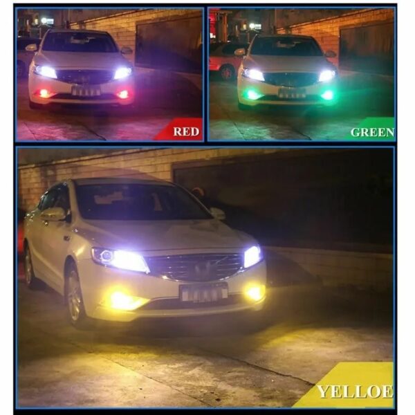 smds led car parking light bulbs pair remote control - Image 5