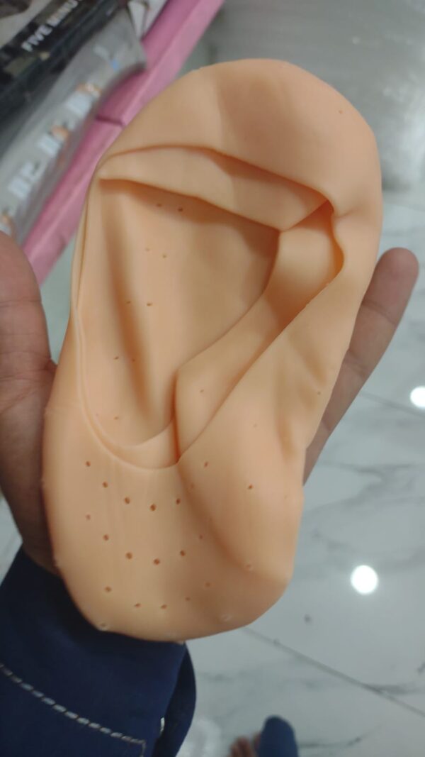 (nw000195) full heel pain anti crack silicone set anti crack full length socks – pair - Image 2