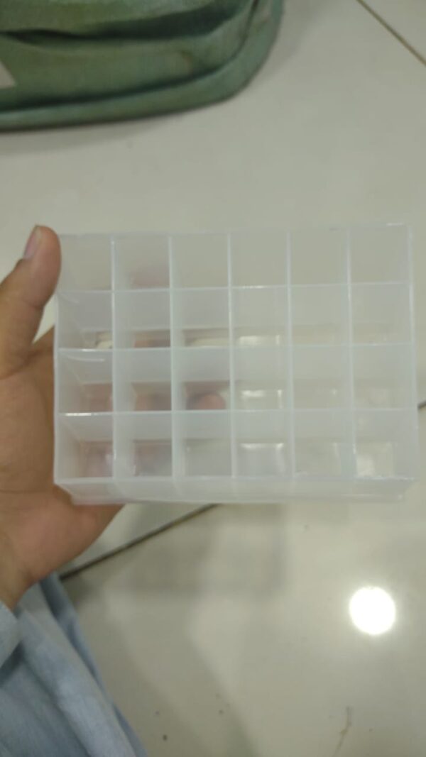 (nw00042) makeup & lipstick organizer 24 pcs lipstick holder stand | plastic organizer for cosmetic - Image 2