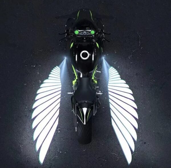 angel wing light dynamic projection lamp universal car rear view mirror side mirror  (2 pcs) - Image 10