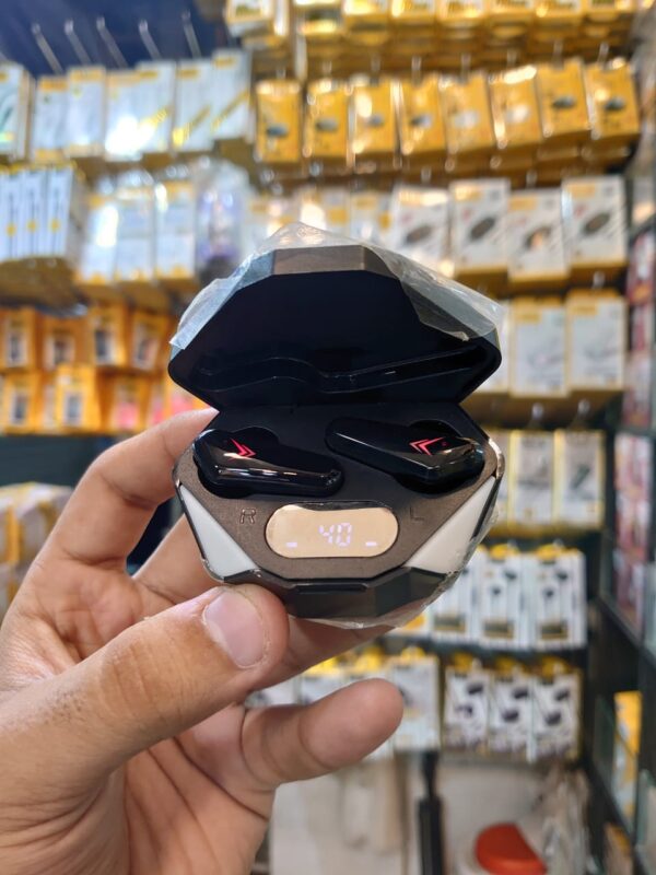 tws a18 gaming headset earbuds bluetooth for iphone samsung android wireless earphones for men and women | led-light game stereo earbuds - Image 4