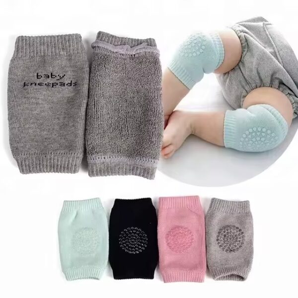 knee pads for baby | adjustable baby knee protector crawling safety and elbow pads (random color)