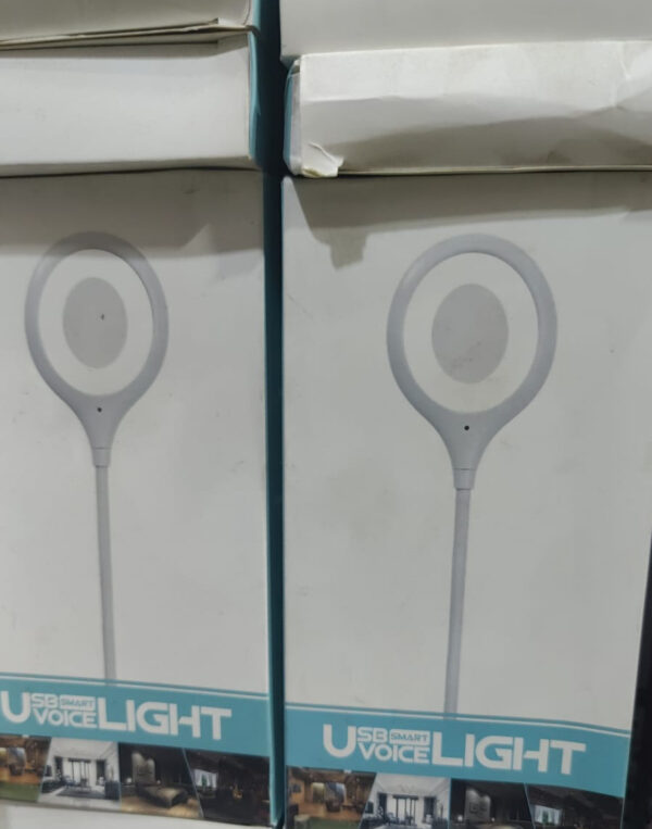 usb talking light | smart voice control usb light for laptop, sound activated | small table lamp, flexible goose neck, for bedroom, bathroom, hallway, nursery, kitchen portable outdoor led night light - Image 15