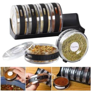spice rack set kitchen spice jar, rack can containers, pepper shakers box salt cellar sugar bowl
