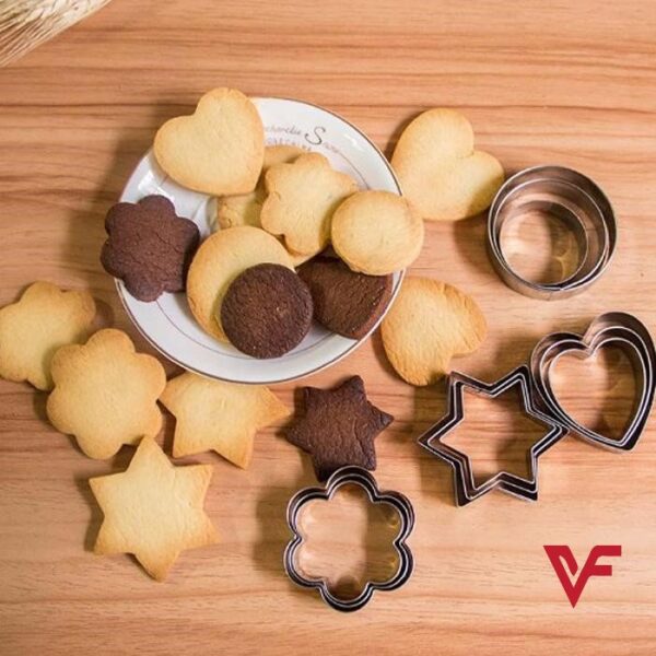 12 pcs, stainless steel cookie cutter, diy, cookie cutter, star, heart, cutter, baking dish, new cake tool, fried egg, shaper, kitchen mold tool - Image 7