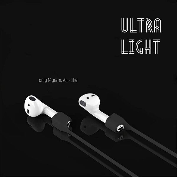 anti lost silicone earphone rope holder cable for airpods strap wireless bluetooth headphone neck strap cord string 55cm - Image 7