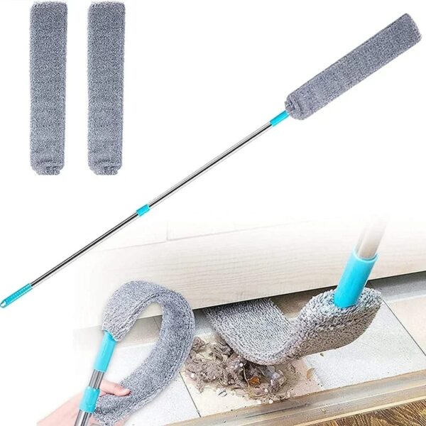extendable gap cleaning brush retractable gap dust cleaner, microfiber hand duster for gap cleaning