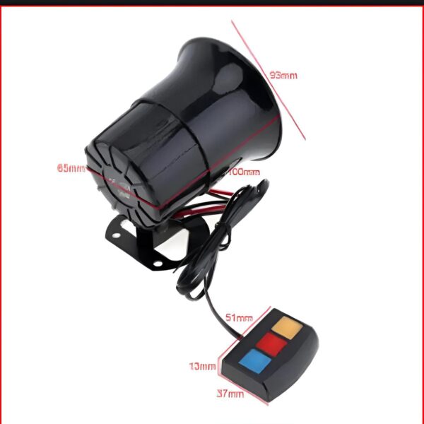 horn siren 12 watt 3 different loud sounds for car and motorcycle - Image 8