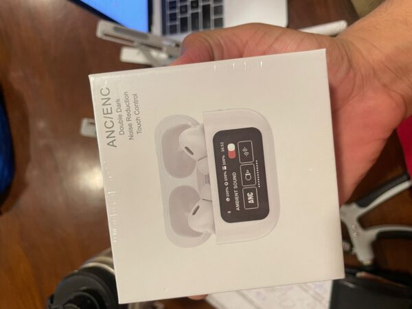 a9 pro touch screen anc wireless headset tws noise cancelling earbud bluetooth headphone 5.4 support app long battery life - Image 3