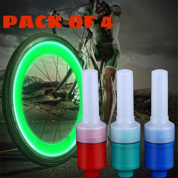 (4pcs)new wheel sensor light motion light sensor led valve light  for bicycle/ bike/car for all vehicle nozzle lamp stick