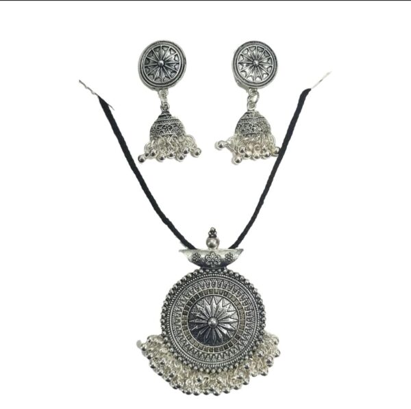 decent afghani pendants with earrings for women all ages