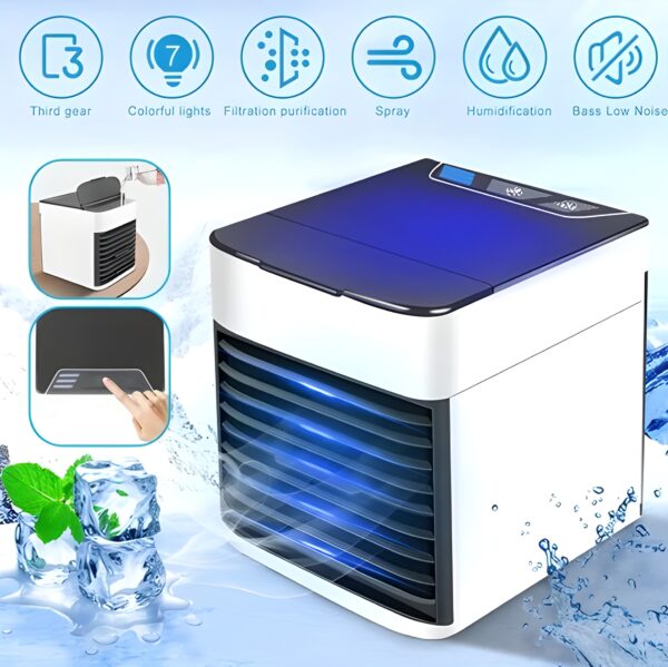 arctic  air ultra portable home air cooler | portable personal air conditioner, mini usb 3 in 1 air cooler (usb operated)