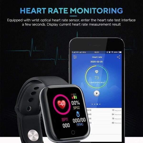 lh 726 - smart bluetooth touch screen watch for men & women - metal body (random color) - Image 15