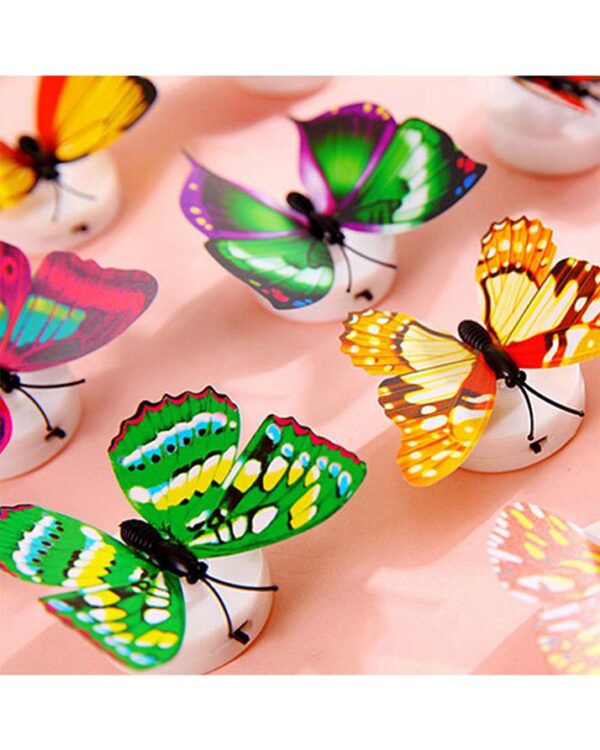 glow in the dark 3d led butterfly night light led color changing for kids room (1 pcs butterfly) - Image 3