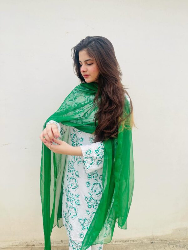 rangoon  print 2pc dress (14 august - Image 3
