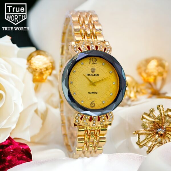 (without box) rolex ladies luxurious watches for women quartz - Image 9