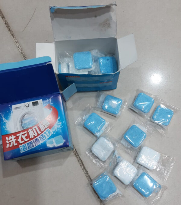 washing machine cleaner descaler 12 packs- washer machine cleaner tablets- for front load, top load or he washer cleaner- deep cleaning tablets and deodorant for all washing machines - Image 3