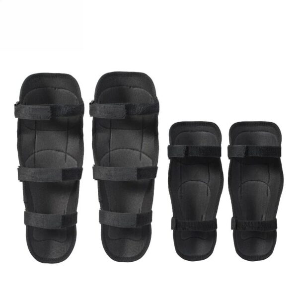 motorcycle elbow pads for men stainless steel off-road locomotive protective gear anti-fall riding equipment (4 pcs) - Image 5