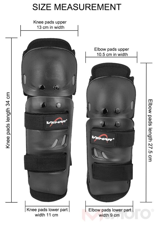 4 pcs breathable motorcycle knee elbow pads, motocross elbow pads, windproof motorbike protective gear, anti-collision, anti-fall, new - Image 8