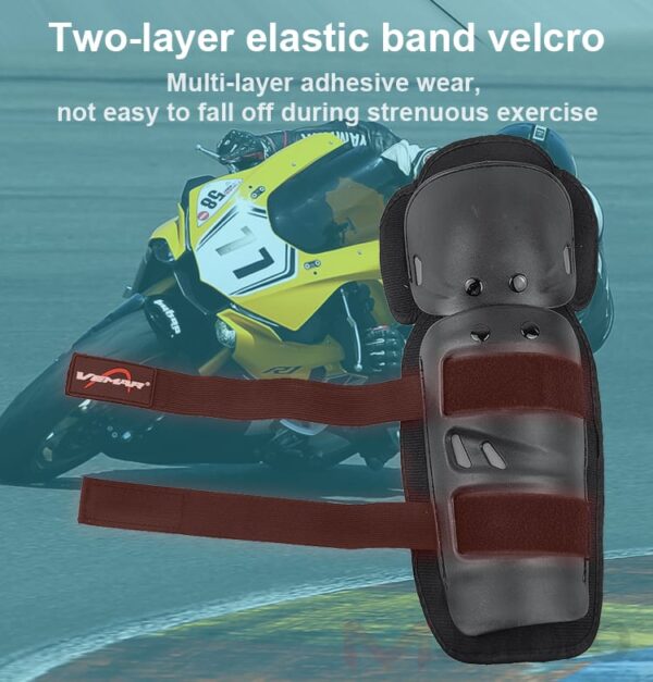 4 pcs breathable motorcycle knee elbow pads, motocross elbow pads, windproof motorbike protective gear, anti-collision, anti-fall, new - Image 11