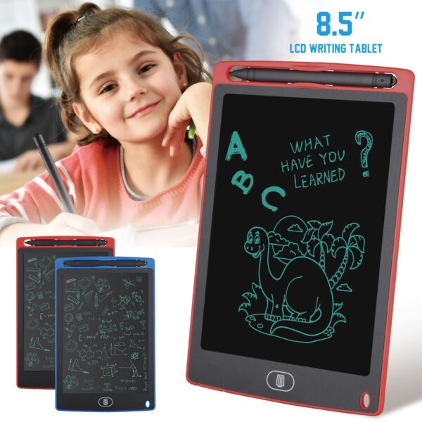 8.5 inch 🌈 lcd writing tablet for kids - digital drawing pad - erasable writing board - writing pad (random color)