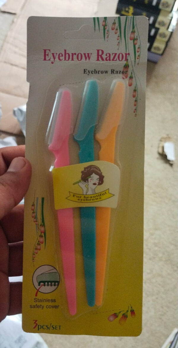 tinkle eyebrow razor, hair trimmer shaver and tough up tool, facial razor for girls - Image 3