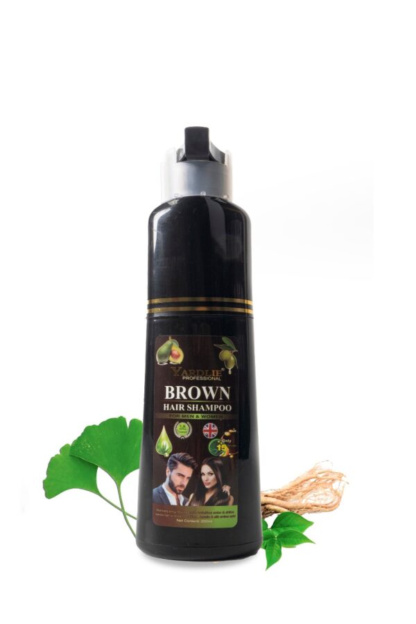 200 ml yardlie hair color shampoo black/dark brown - Image 2