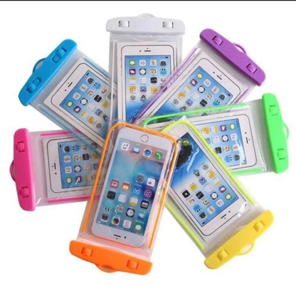 water proof  cover bag for mobile | waterproof cover for mobile phones (random color) - Image 3
