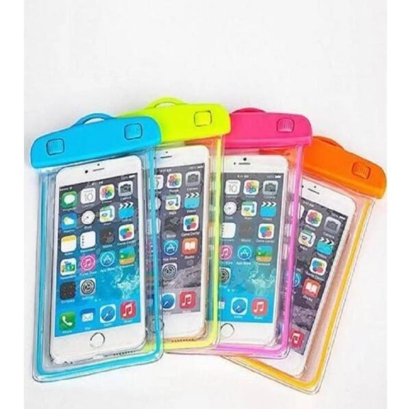 water proof  cover bag for mobile | waterproof cover for mobile phones (random color) - Image 4