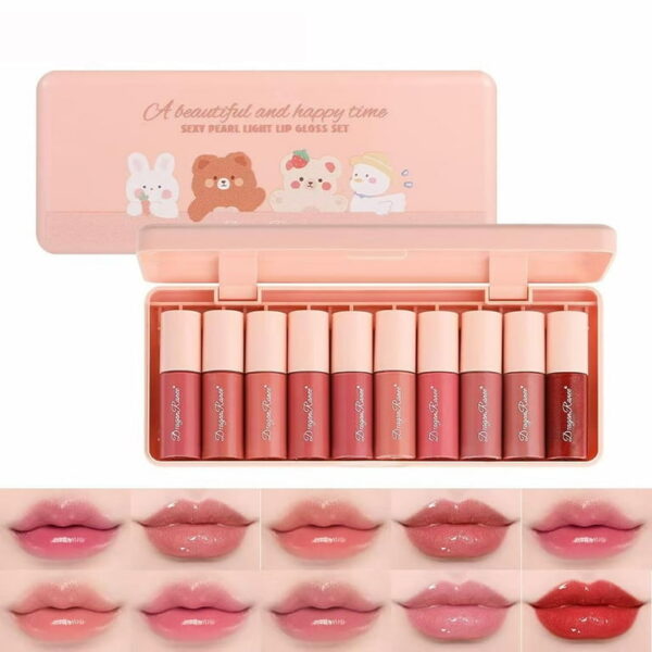 (10 lipglosses) dragon ranee lipglosses korean lip gloss