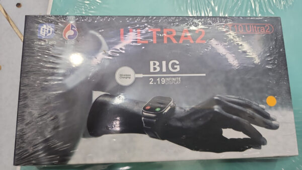 ultra 2 smart watch |  t10 ultra 2 watch big screen 2.20 infinite display bluetooth call game heart rate sleep monitoring smart watch (random color) - Image 2