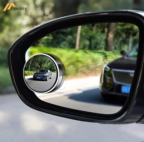 2 pcs car round mirror original glass rear view blind spot side mirror wide-angle 360 lens - Image 3