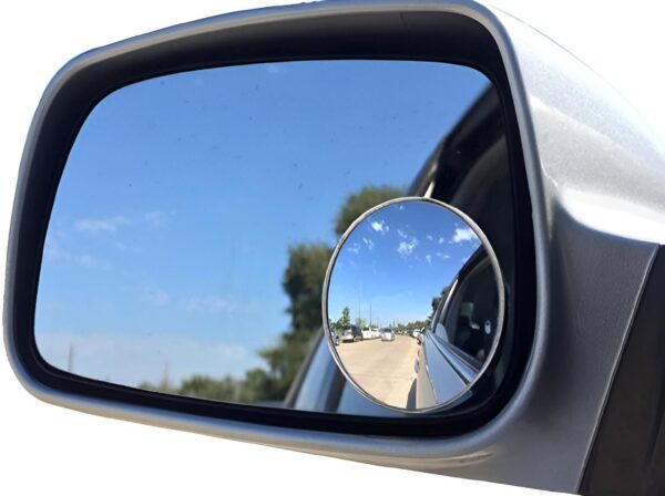 2 pcs car round mirror original glass rear view blind spot side mirror wide-angle 360 lens - Image 7